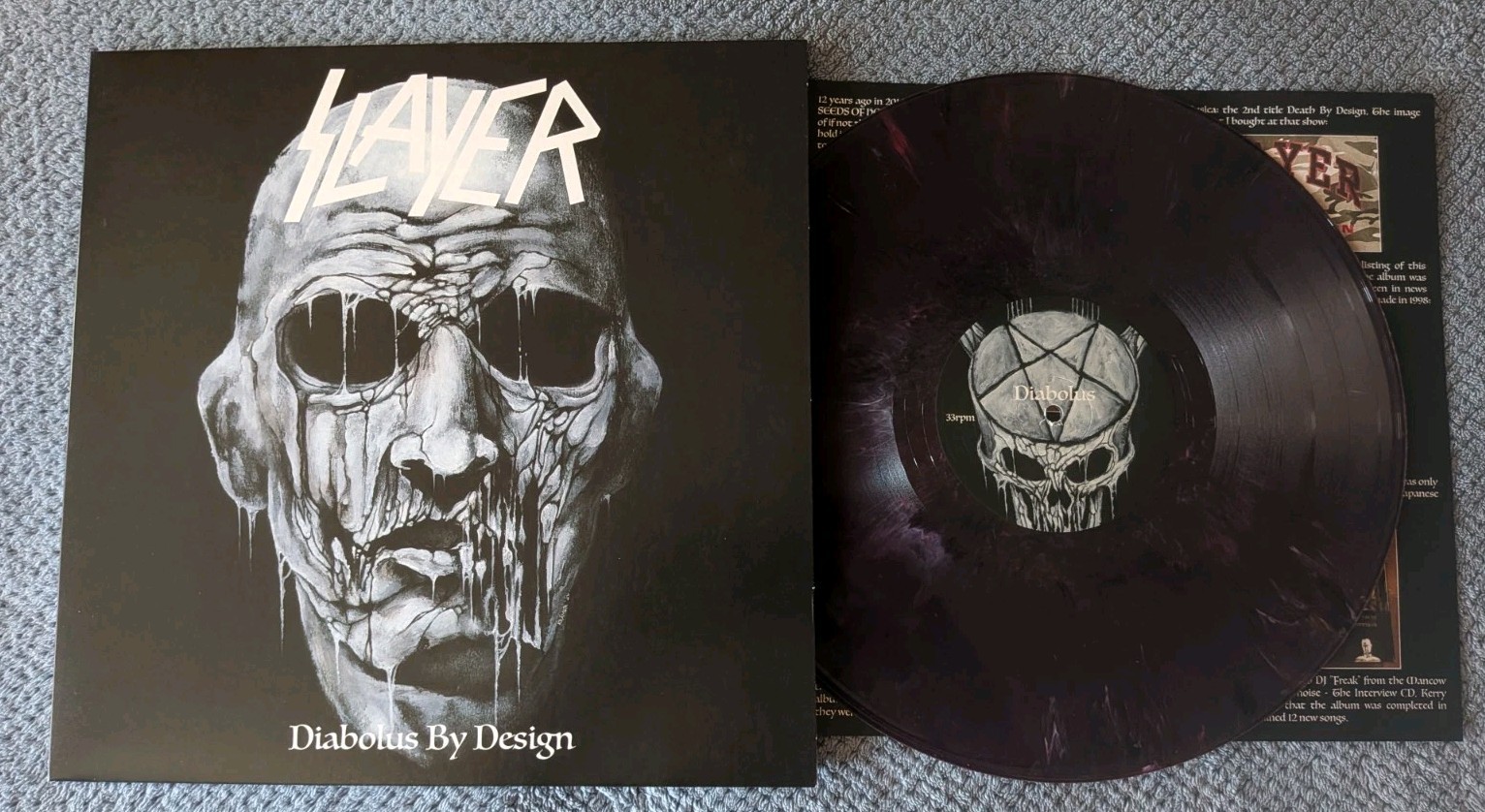 Slayer Diabolus By Design Vinyl Record LP Mega Rare Exodus Metallica Megadeth