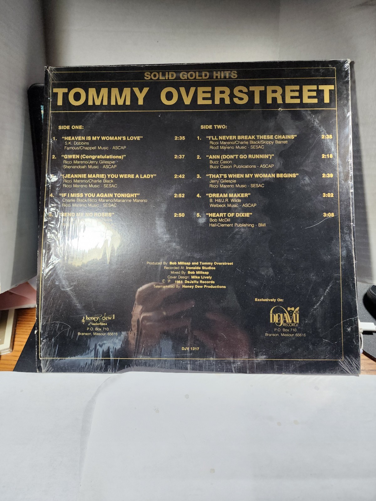 Tommy Overstreet – Solid Gold Hits, DeJaVu recirdsm BN R35