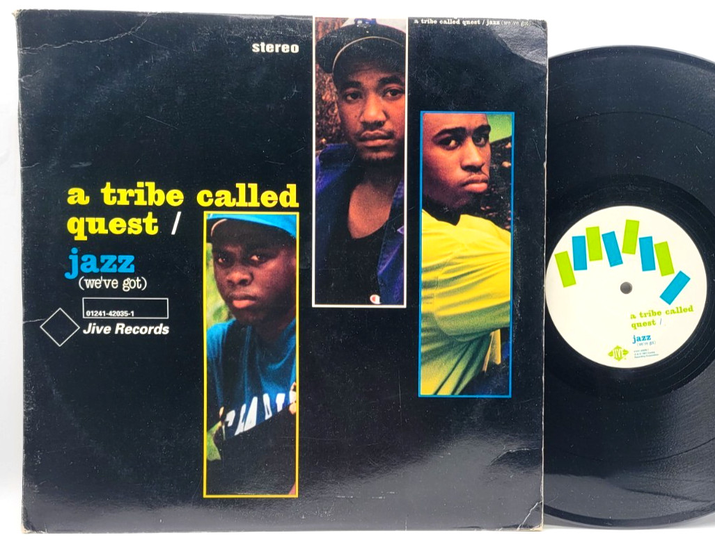 A TRIBE CALLED QUEST – JAZZ – HIP HOP SINGLE RECORD 1991 OG JIVE
