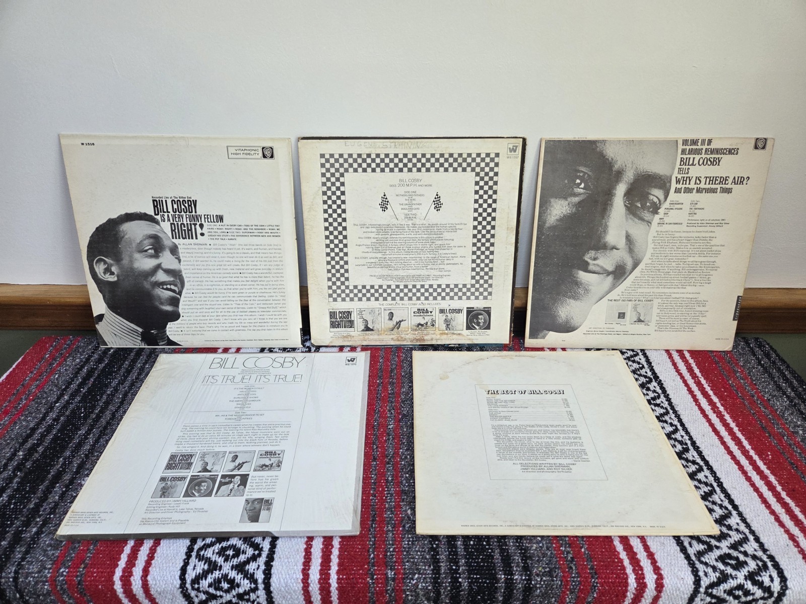 Bill Cosby Vinyl Lot (5 LPs) Comedy Records VG+ 200 MPH Why Is There Air