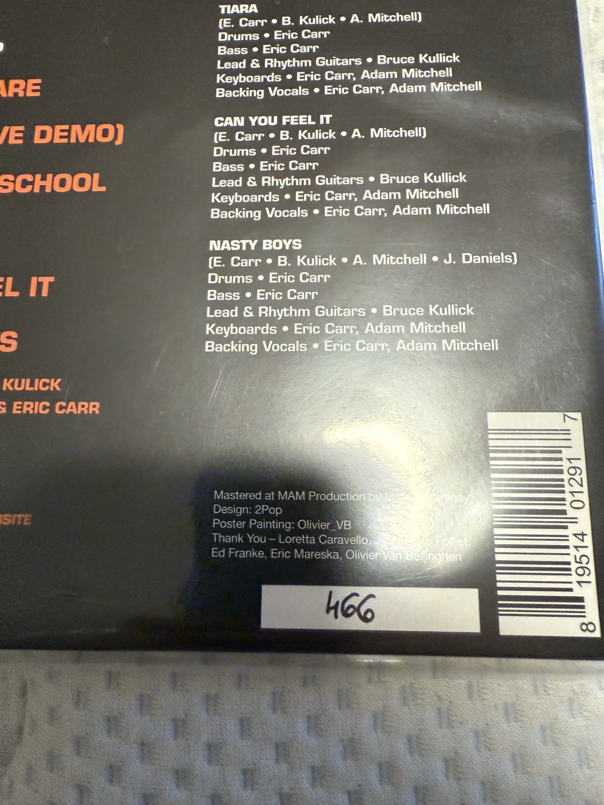 KISS RSD 2025 Liquid Filled Hand Numbered Lot Of 2 Orange And Blue Eric Carr