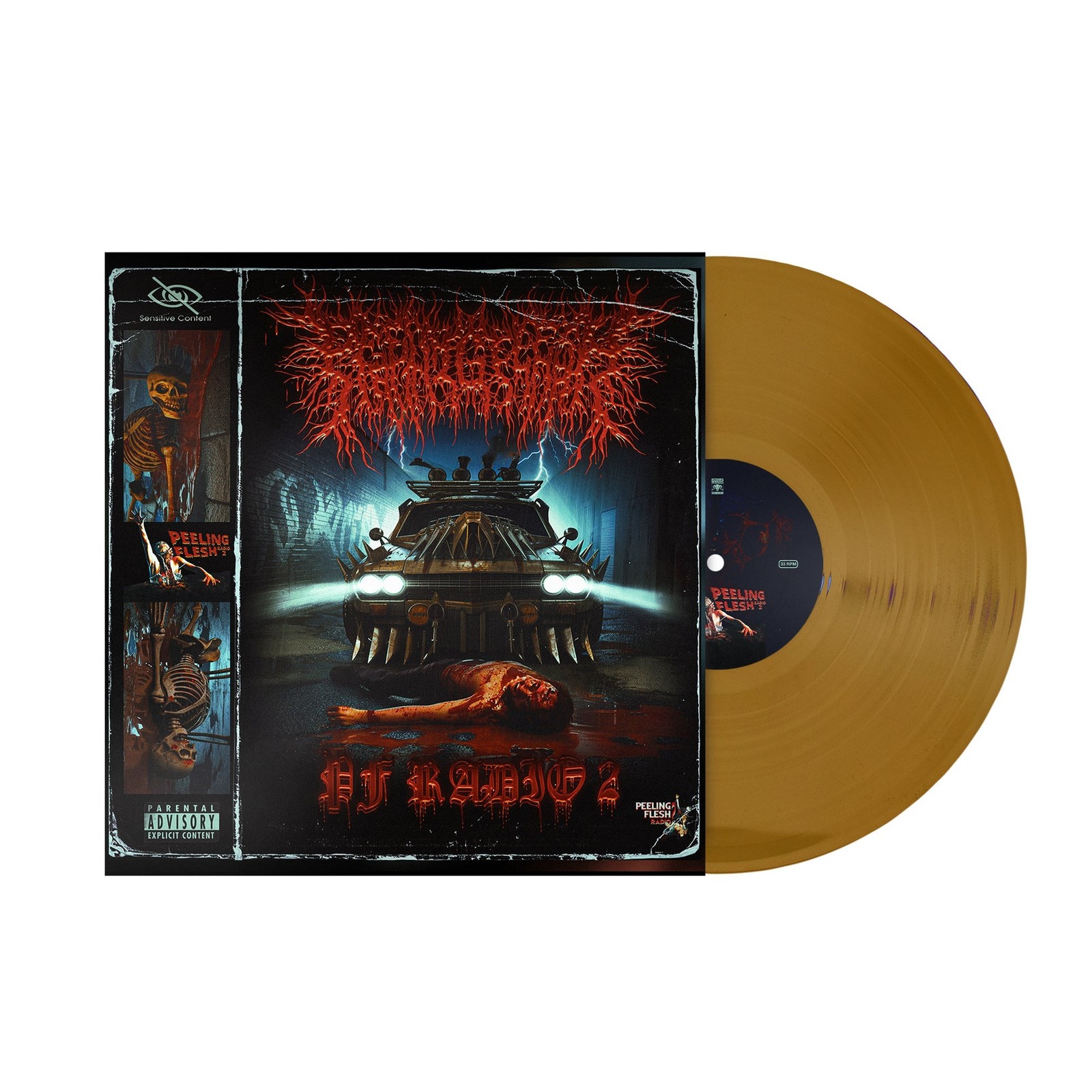 Peelingflesh – Pf Radio 2 (Gold Vinyl) – METAL *NEW/COLOR*