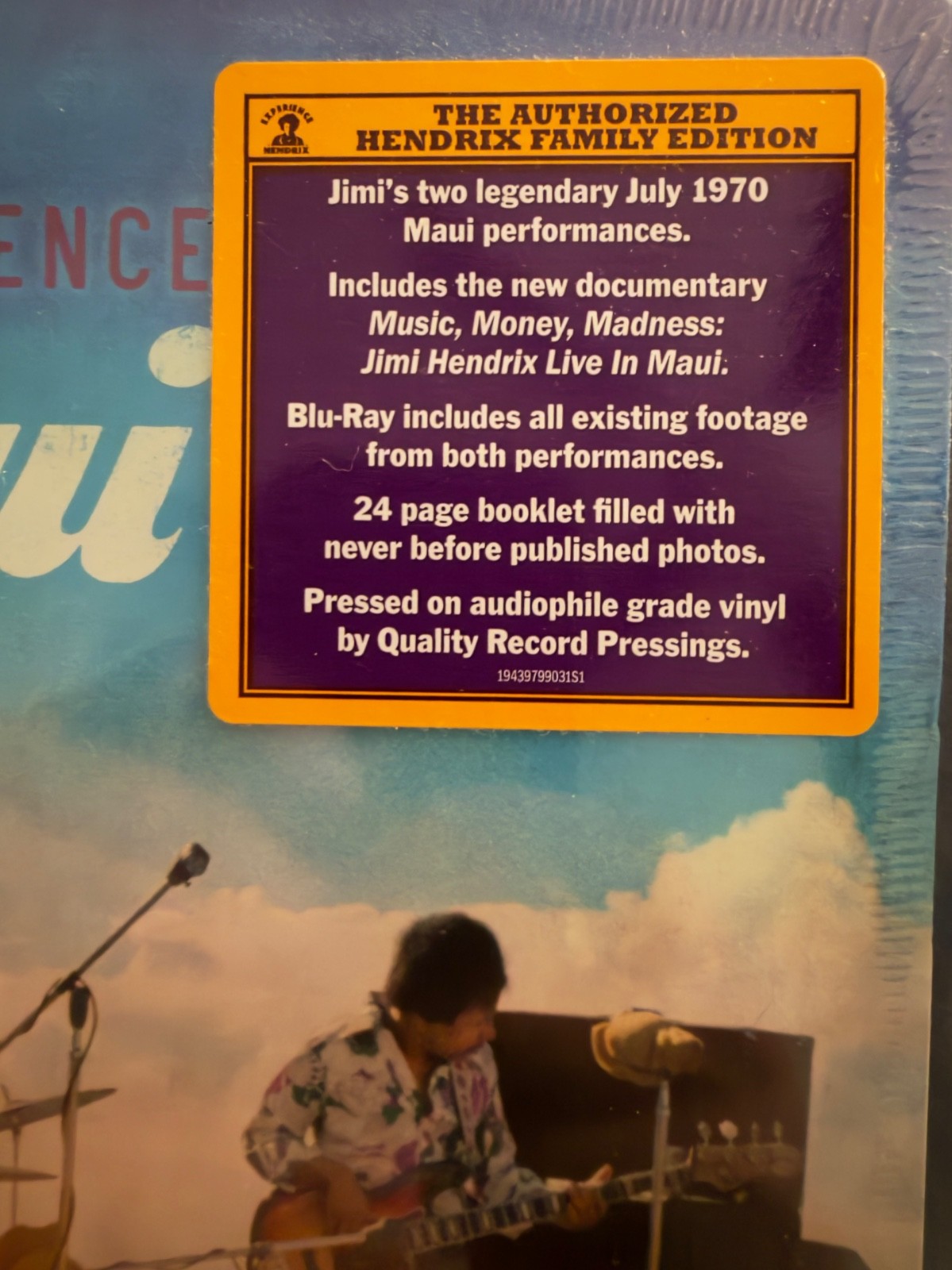 jimi hendrix experience Live In Maui