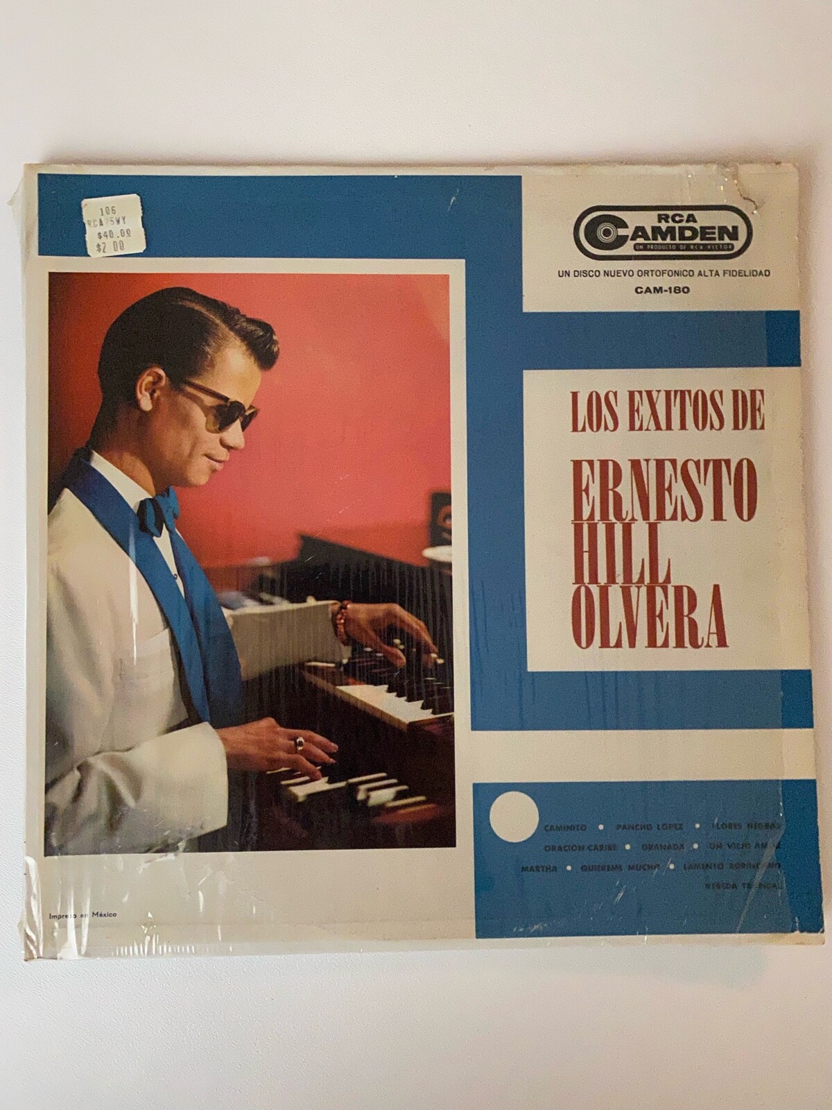 Los Exitos De Ernesto Hill Olvera 1979 Reissue LP RCA Camden CAM-180 Shrink EX