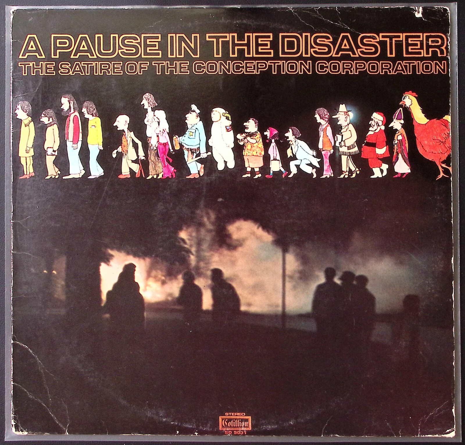 THE CONCEPTION CORPORATION A PAUSE IN THE DISASTER COMEDY VINYL LP 175-57