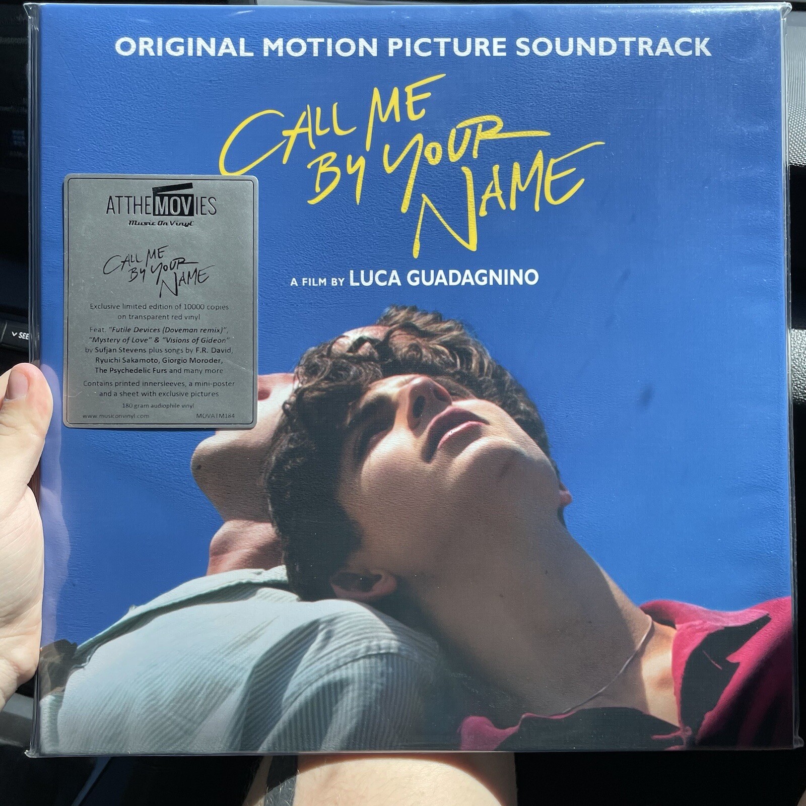 Call Me By Your Name OST – Exclusive Limited to 10,000 copies Red Vinyl
