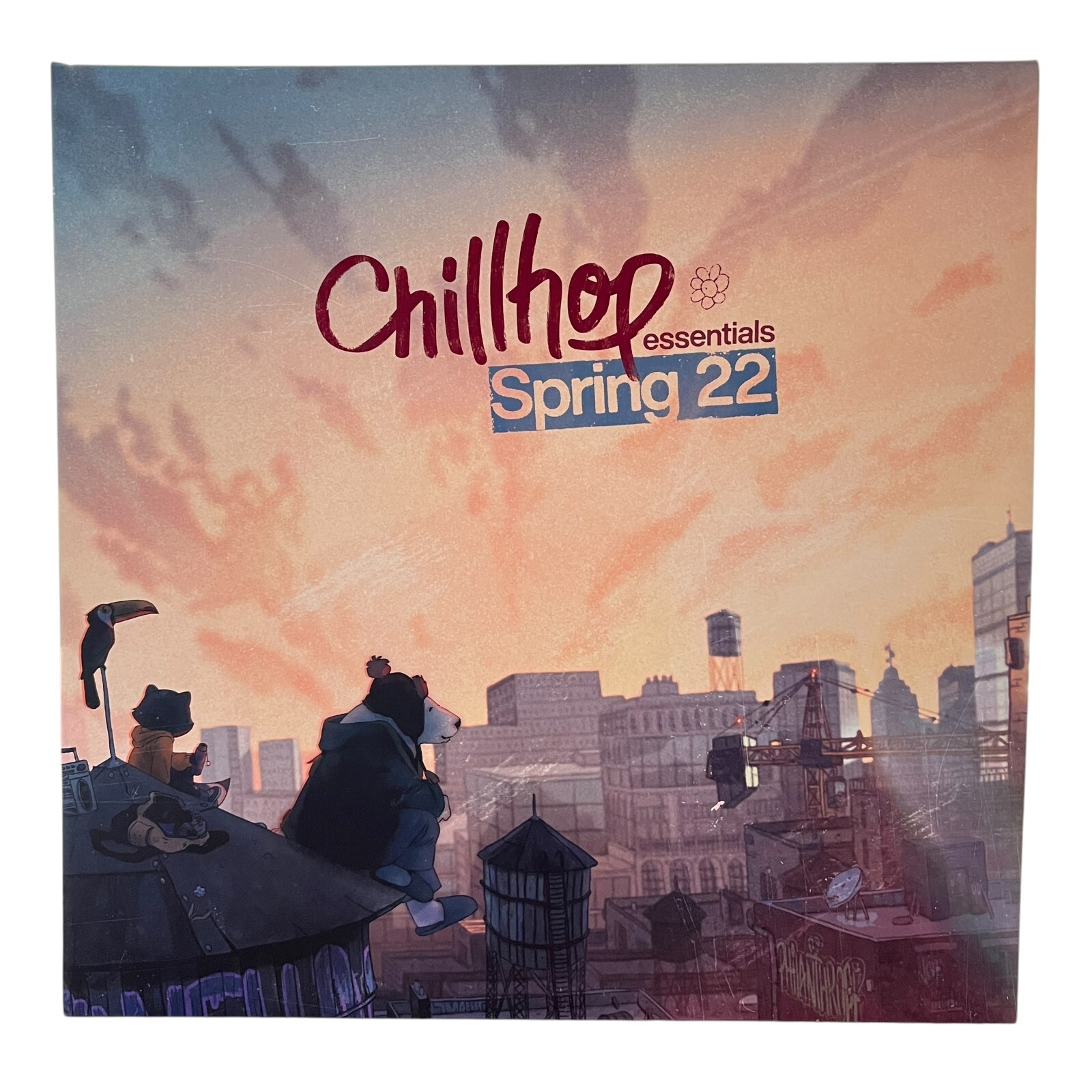 Chillhop Essentials Spring 2022 2LP White & Green Marble Ltd. Colored Vinyl /200