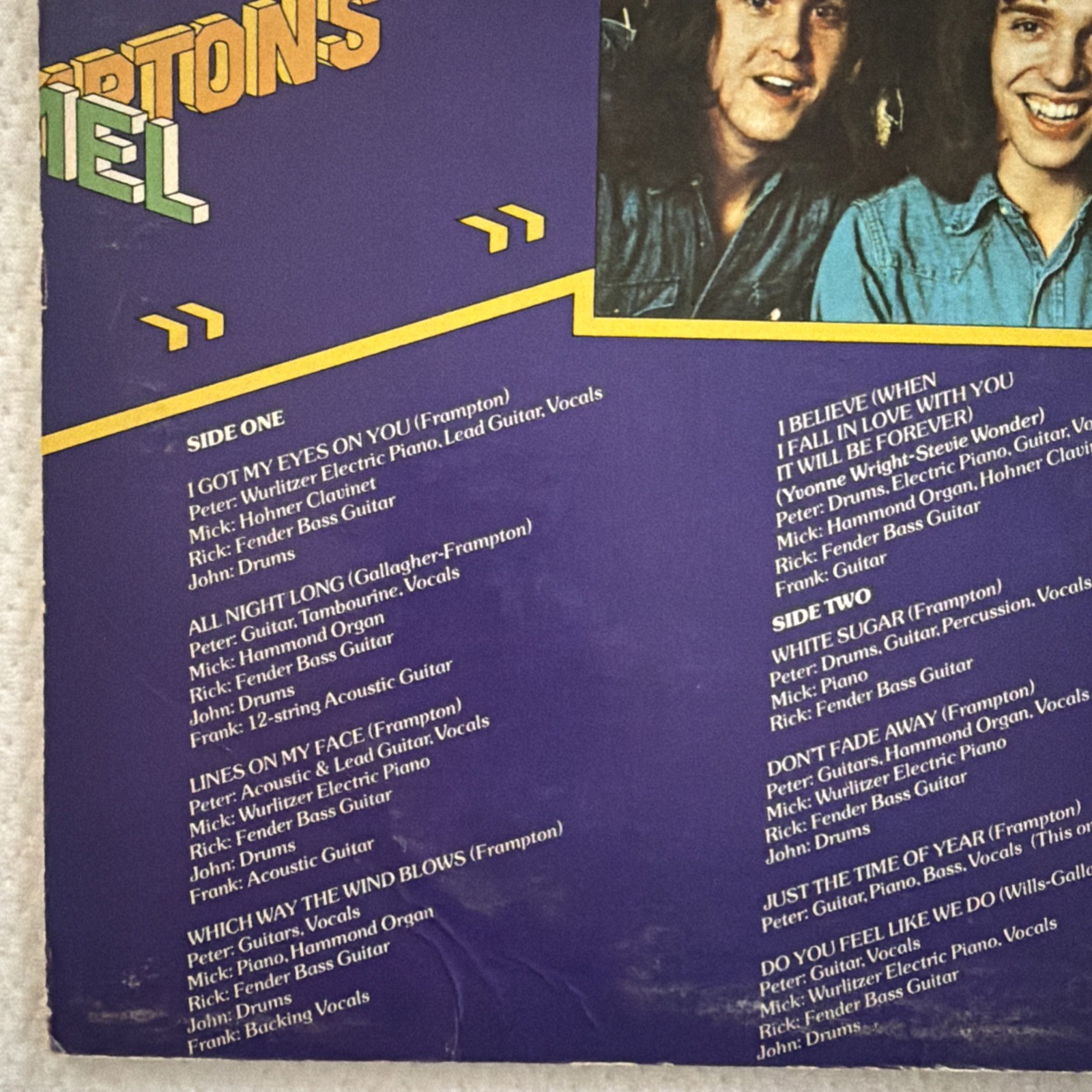 Frampton’s Camel: Frampton’s Camel LP (A&M SP-4389) Pitman 1973 Peter Frampton