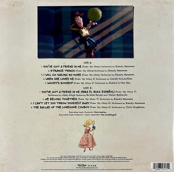 Various – Toy Story: Songs To Infinity And Beyond (LP) (Mint (M)) – 4213389912