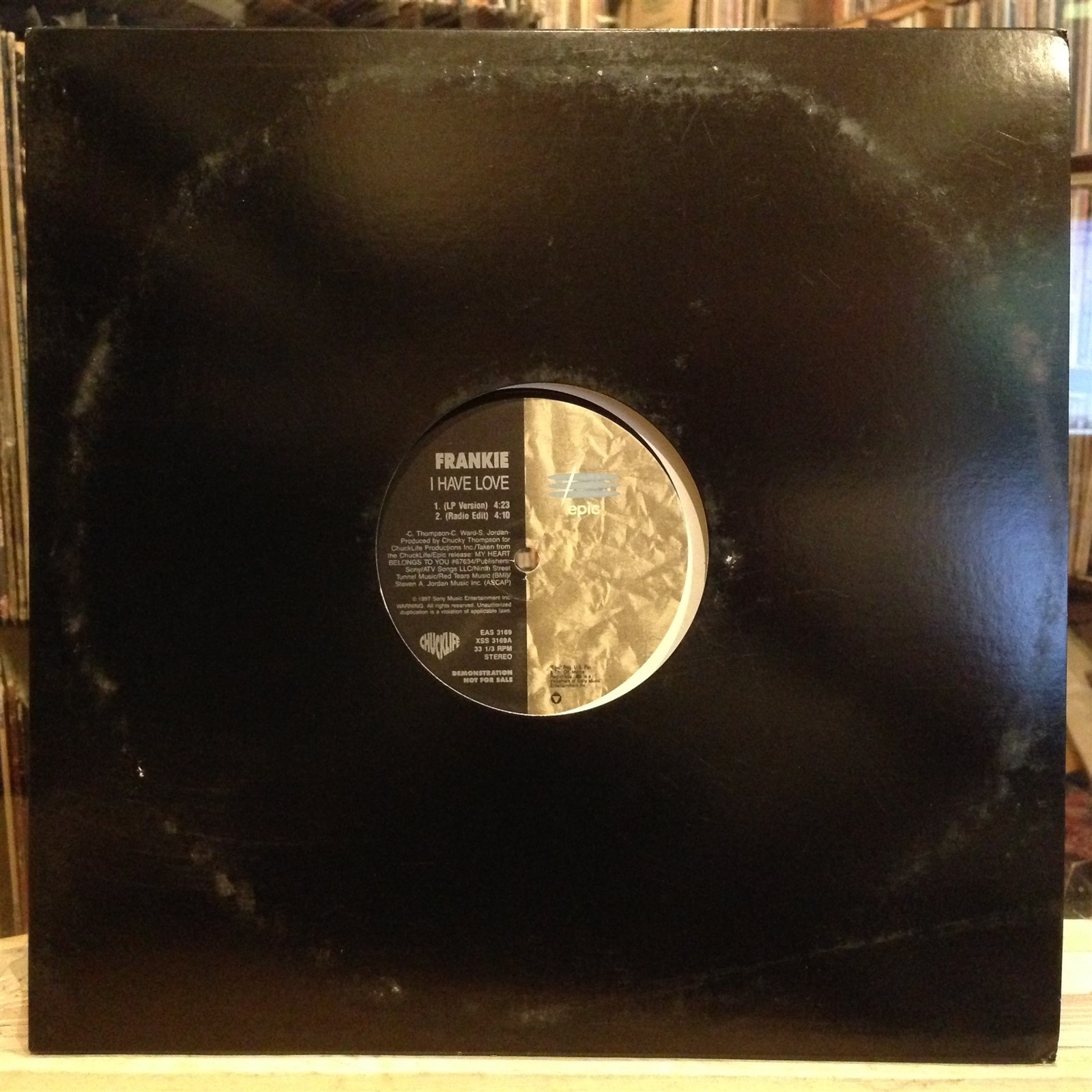 [SOUL/FUNK/JAZZ]~NM 12″~FRANKIE~I Have Love~[Main~Radio~Instrumental~Acappella]~