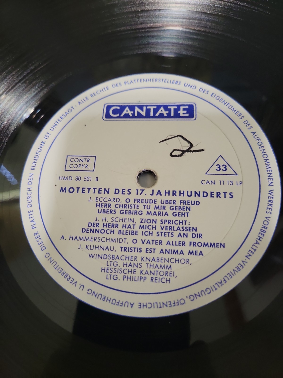 Niederlandische Und Deutsche Motetten Des 17-Cantate C 11 13-Import-EXC+