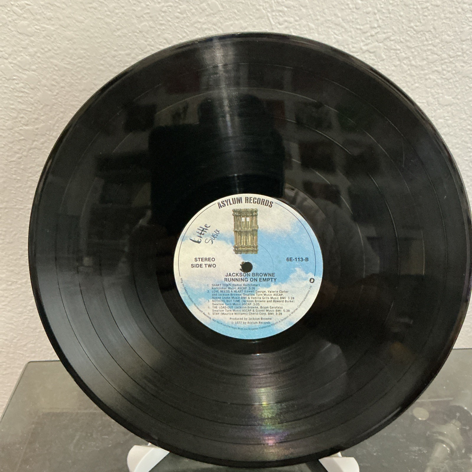 Jackson Browne – Running on Empty LP VG+ Vinyl/Strong G+ Sleeve