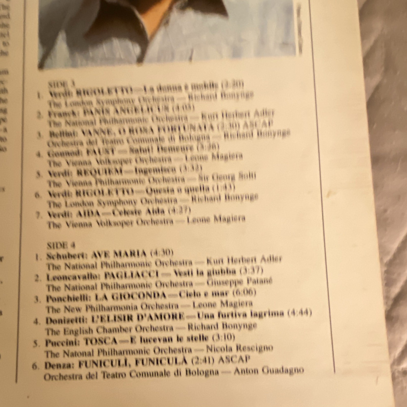 Luciano Pavarotti Pavarotti’s Greatest Hits 1980 London 12″ Vinyl LP 33 RPM