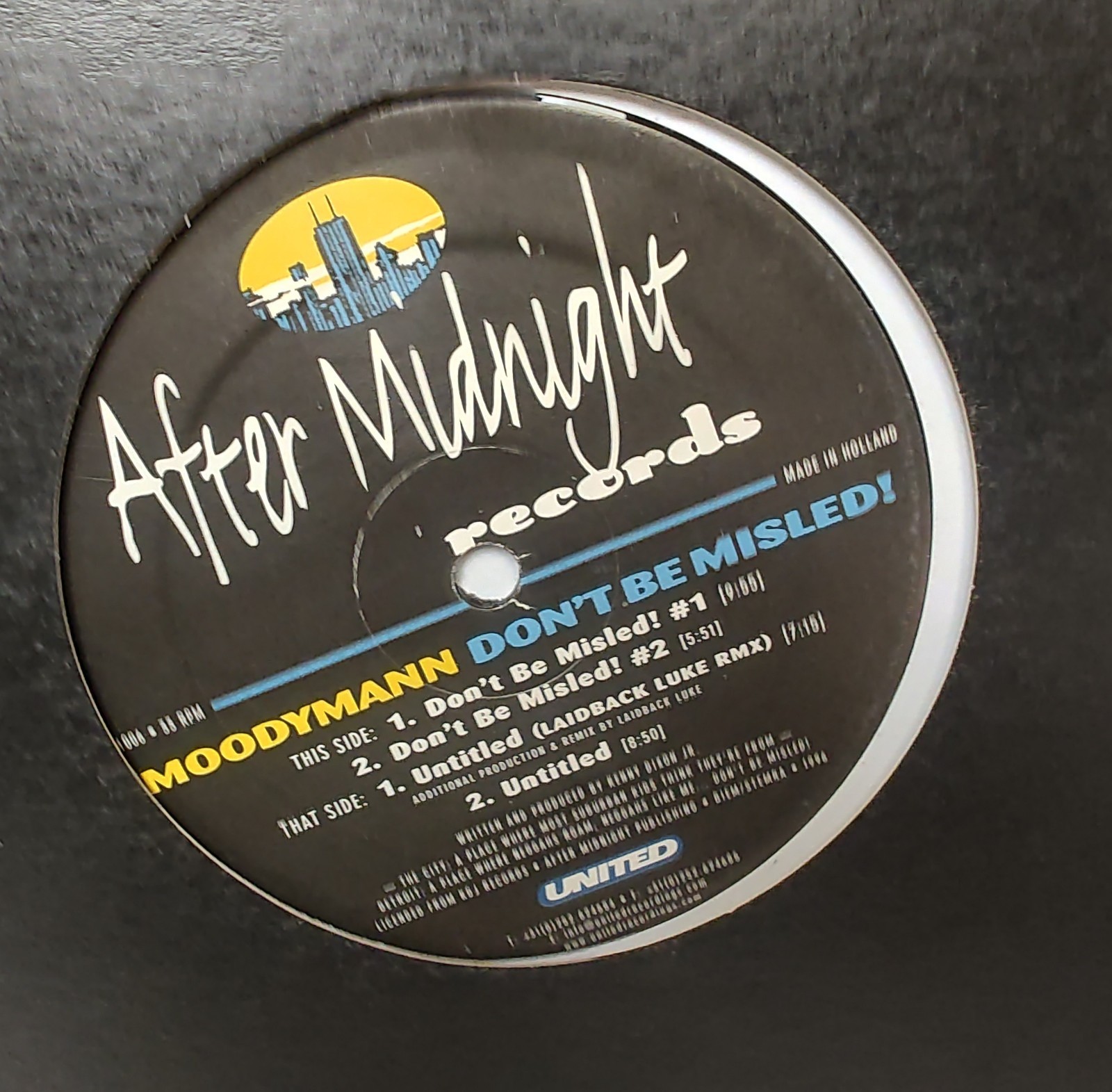 MOODYMANN “DON’T BE MISLED!” AFTER MIDNIGHT 1996 DETROIT HOUSE EX COND 12″