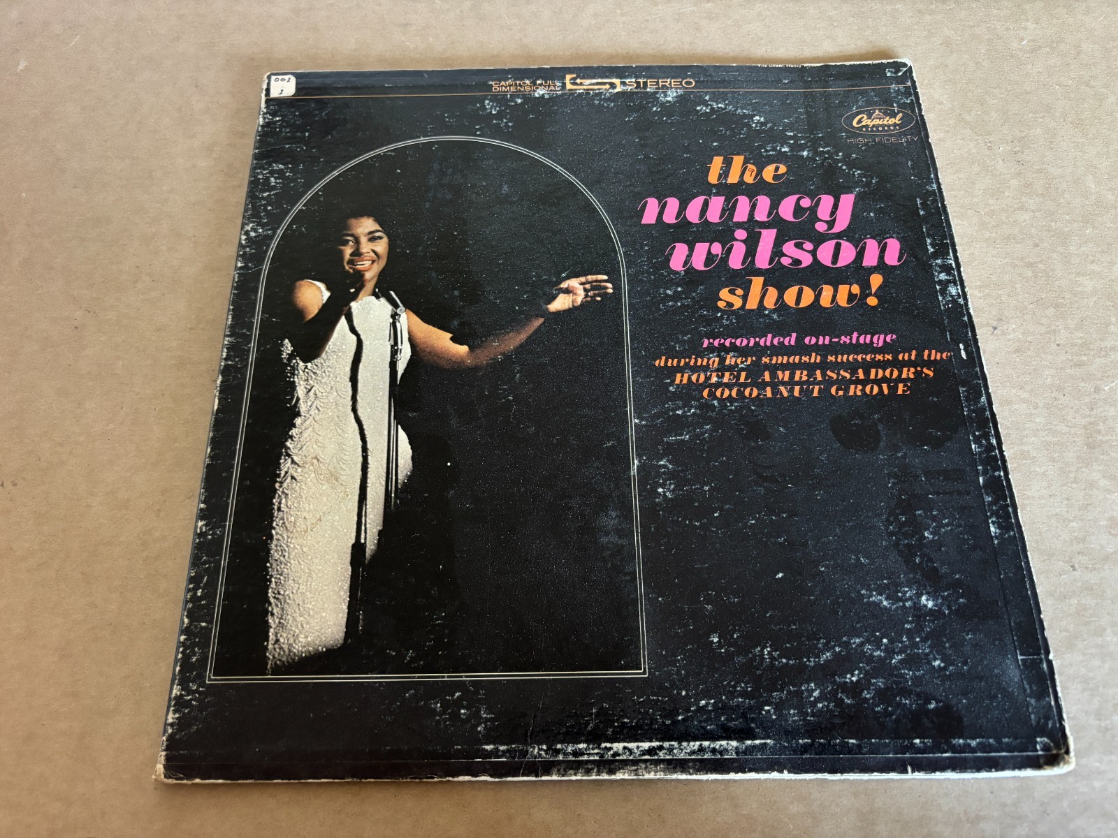 The Nancy Wilson Show Recorded On Stage Capitol Records VINYL LP pop jazz vocal