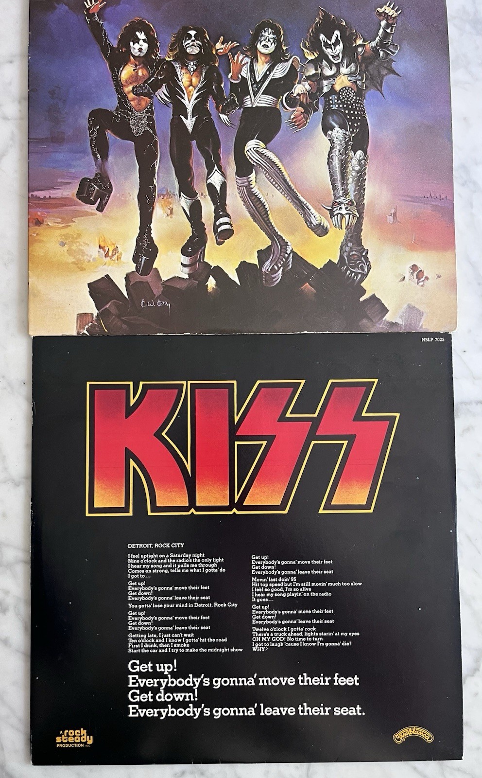 Kiss Destroyer Vinyl Record Album LP 1976 Repress EX NICE
