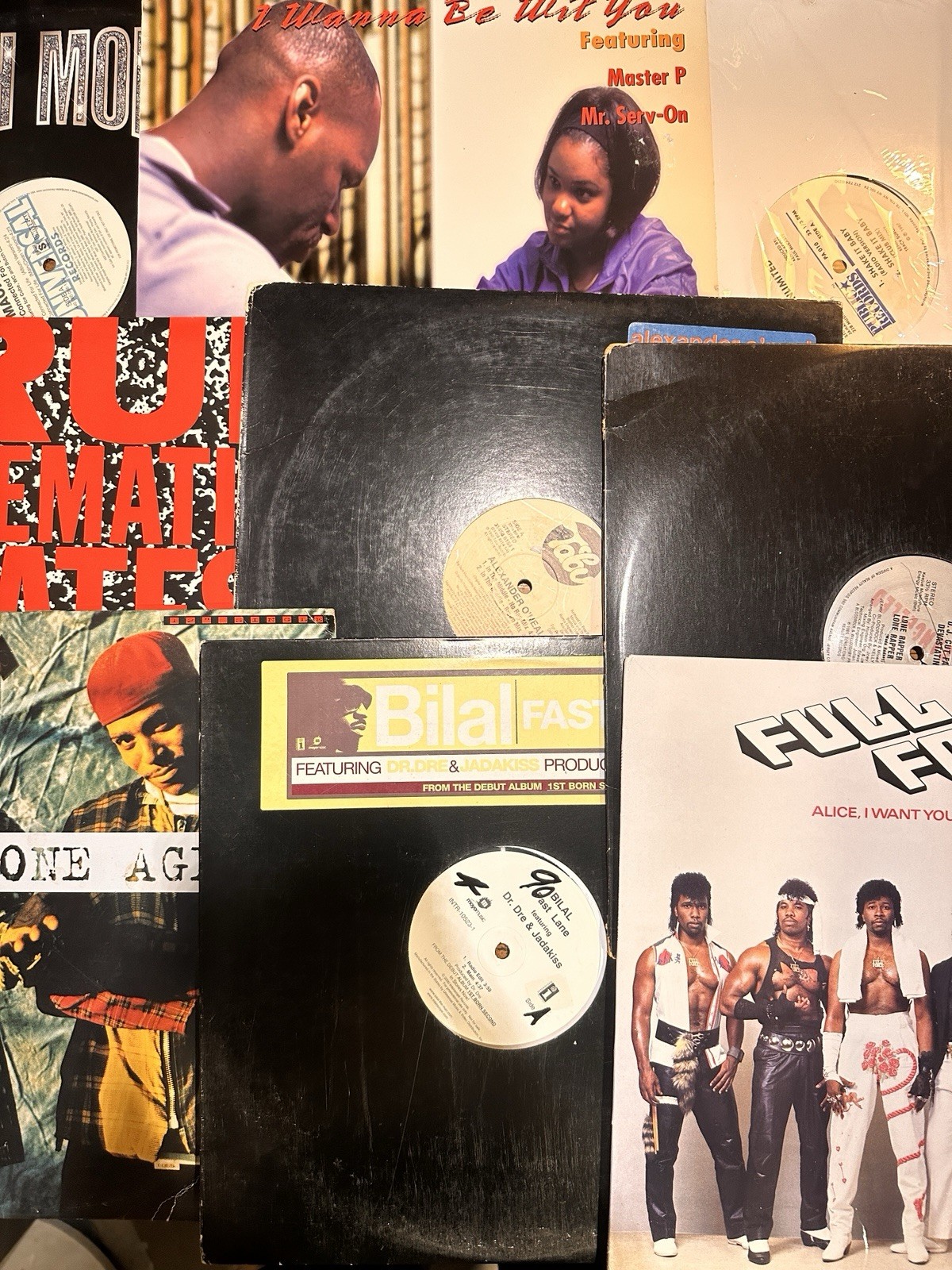 12” Vinyl Bulk Lot HIP HOP RAP R&B 36 Singles Good Titles 80s 90s !! b2