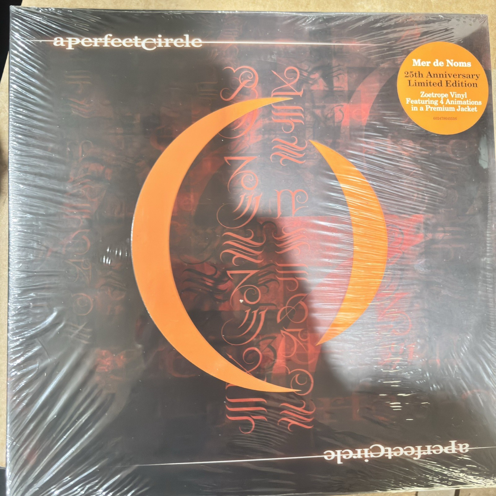 A PERFECT CIRCLE: Mer De Noms Zoetrope 25th Anniversary Vinyl, rare,