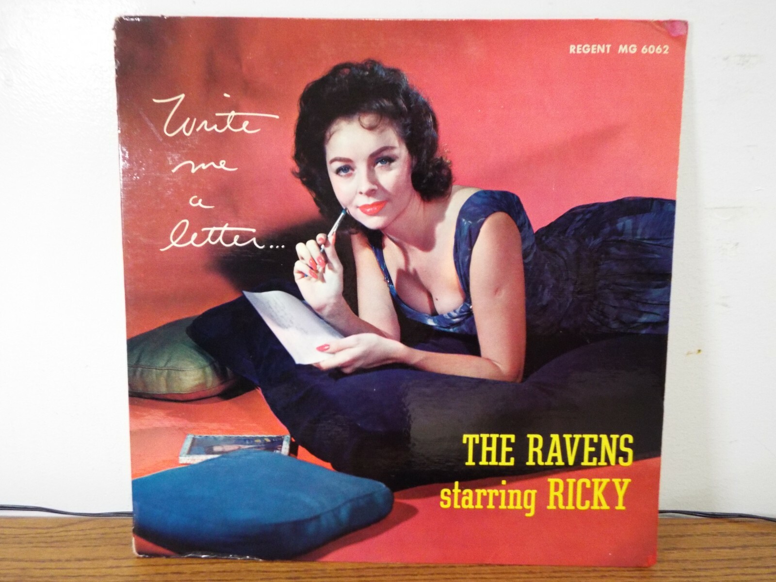 THE RAVENS WRITE ME A LETTER 1953 JAZZ LP VINYL ALBUM