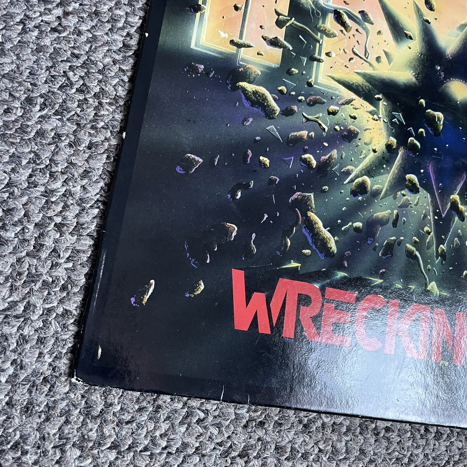 Ravage – Wrecking Ball Vinyl Record FIRST EU Pressing BLACK 1986