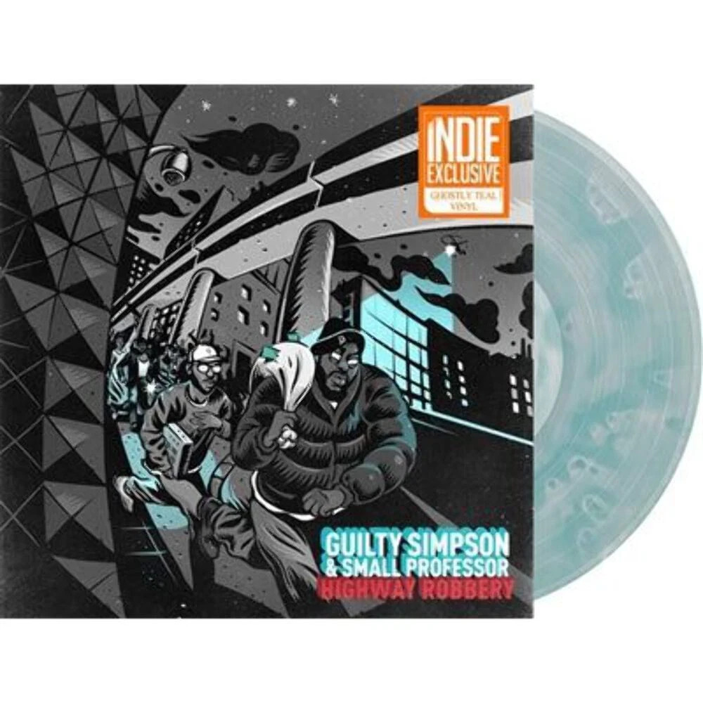 Guilty Simpson & Small Professor – Highway Robbery (Ghostly Teal VINYL)