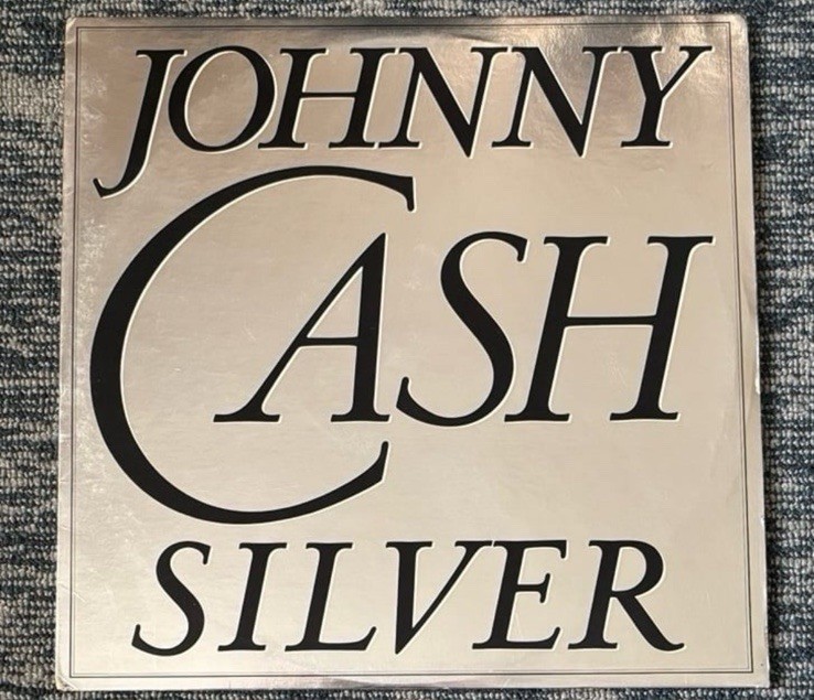 Johnny Cash Silver Vinyl Record 1979 Columbia JC 36086