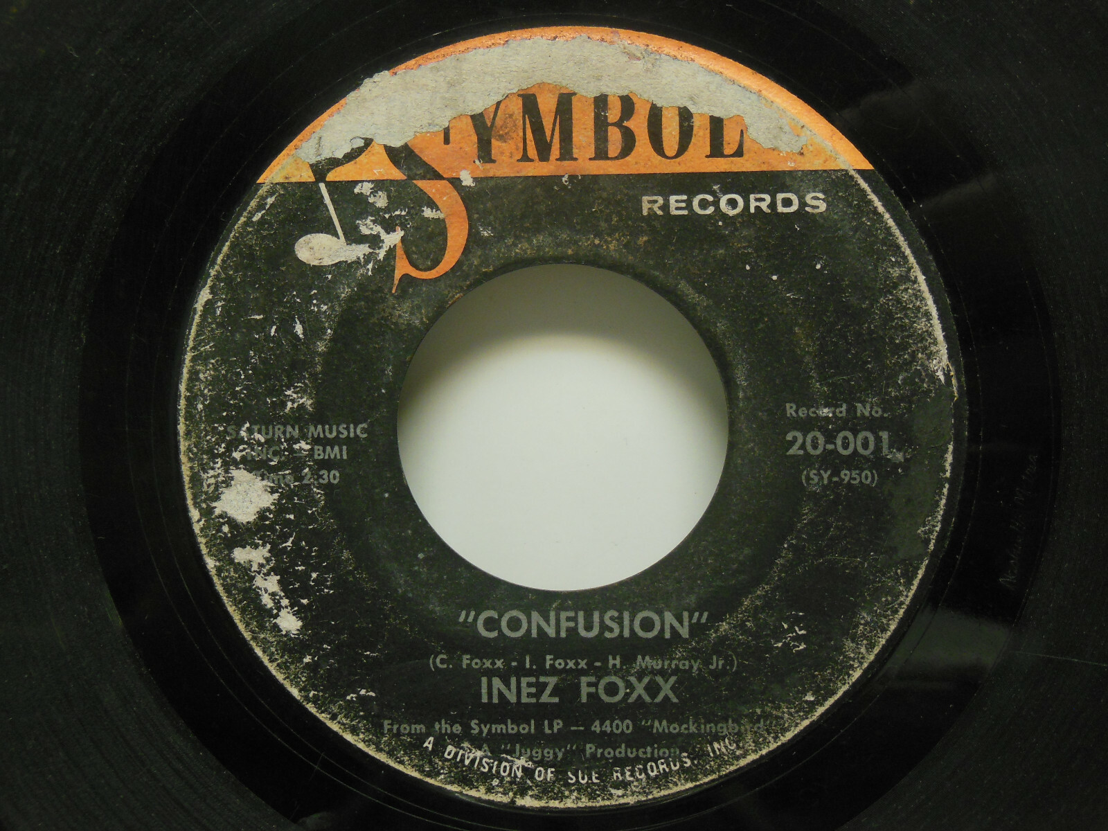 Inez Foxx: Hurt By Love / Confusion, 45 RPM, Fair (F2)