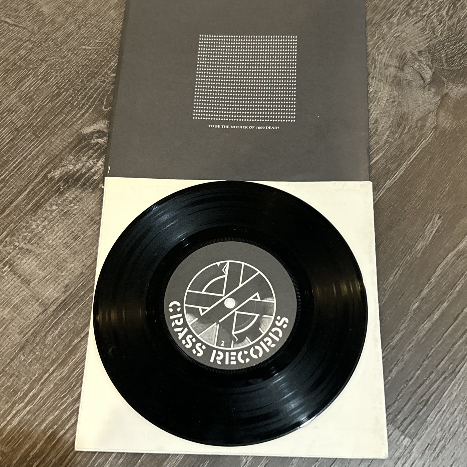 Crass – How Does It Feel- 7″ Vinyl 1982 Crass Records