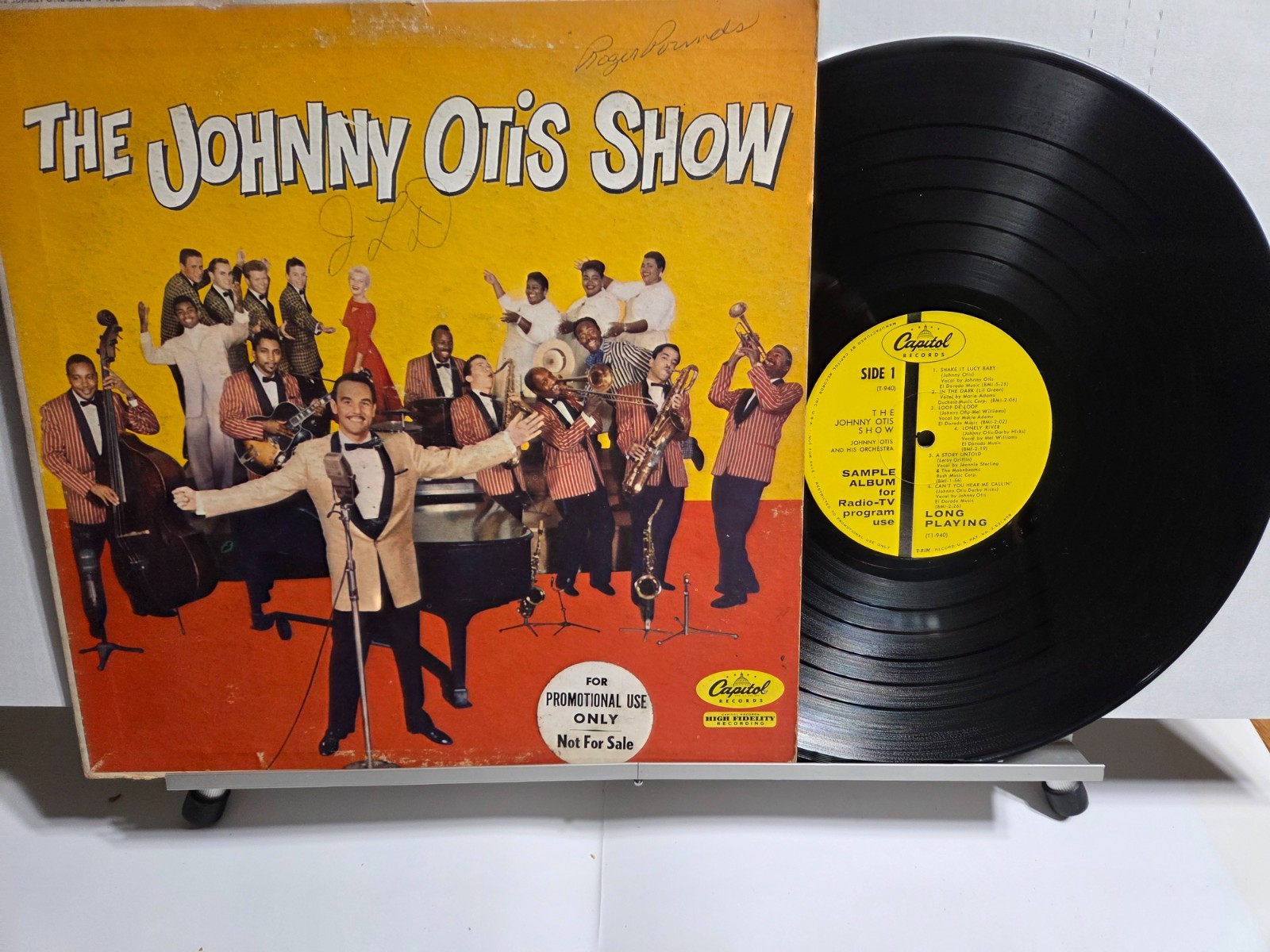 ROCK AND ROLL/ 1958 THE JOHNNY OTIS SHOW “PROMO” RARE GOOD + LP CAPITOL MONO