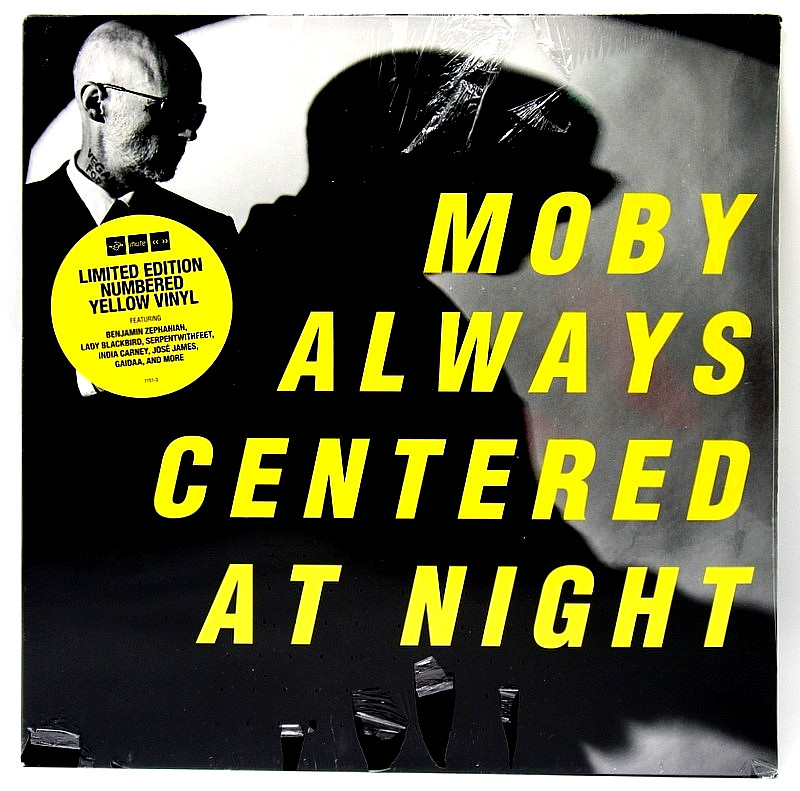 Moby– “Always Centered At Night” 2024 – Electronic 2xLP (LTD, NUM) YELLOW NEW