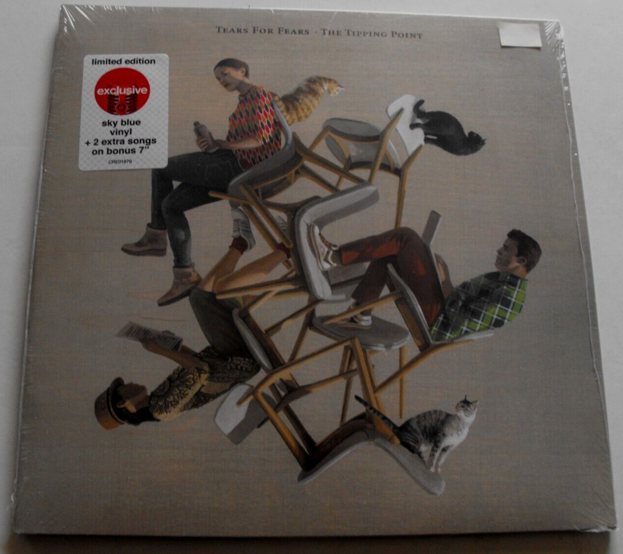 TEARS FOR FEARS – The Tipping Point – Sealed LP Blue Vinyl Record Album w/ 7″