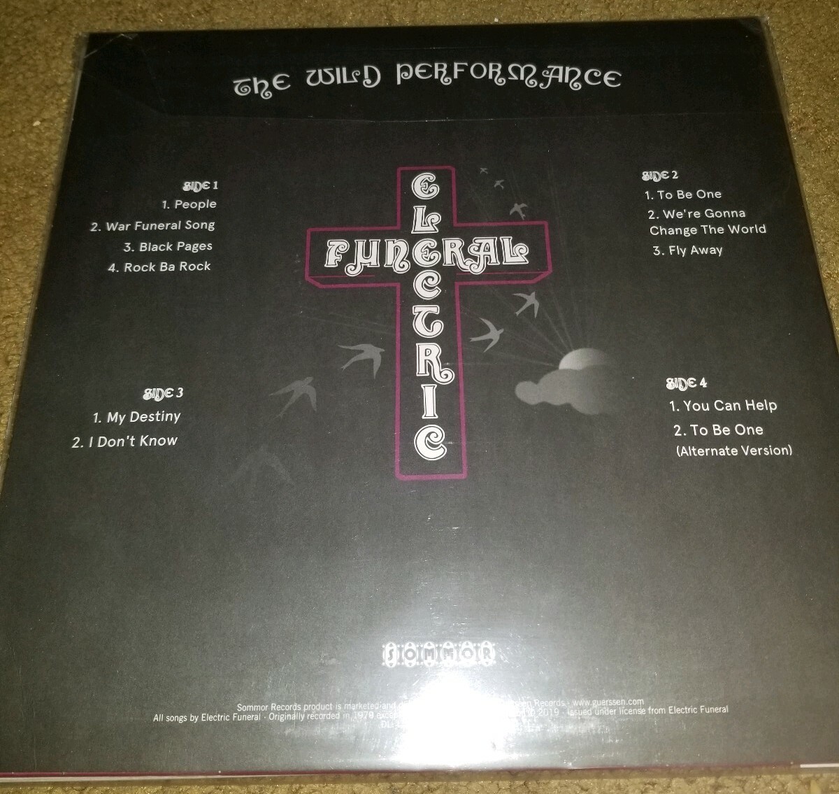 ELECTRIC FUNERAL – WILD PERFORMANCE Stoner Doom vinyl double lp poster expanded