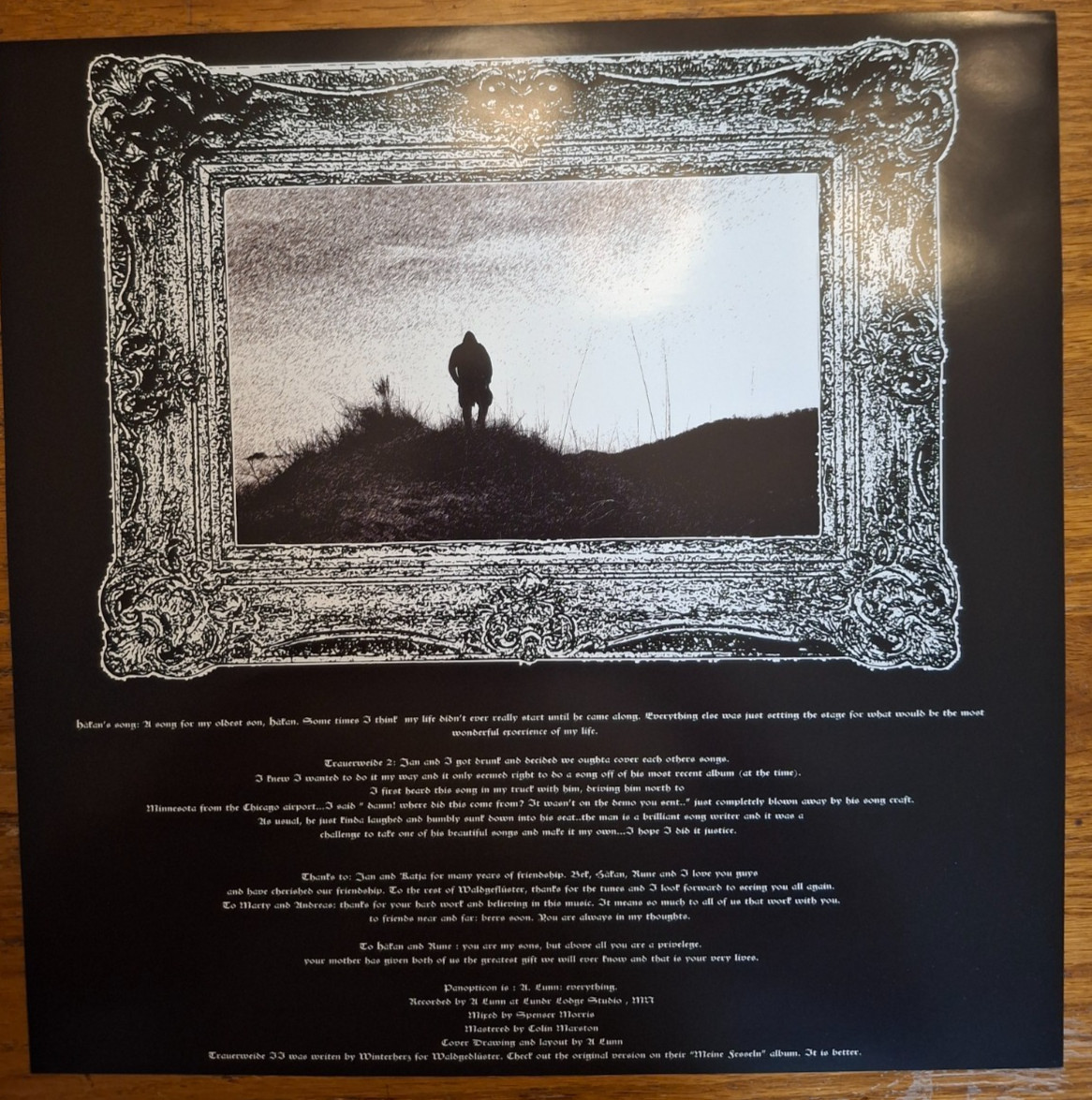 Waldgeflüster / Panopticon Split LP Limited Edition Milky Clear w/Brown Splatter
