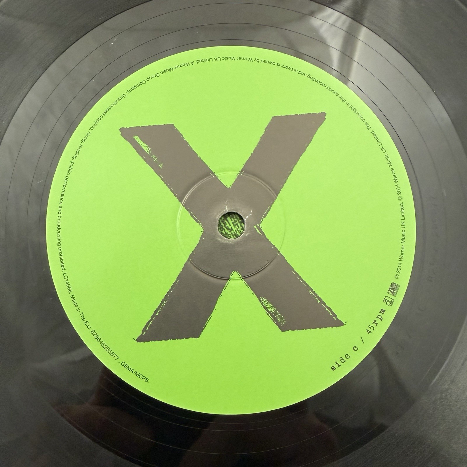ED SHEERAN X 2xLP Asylum 2014 UK EXCELLENT