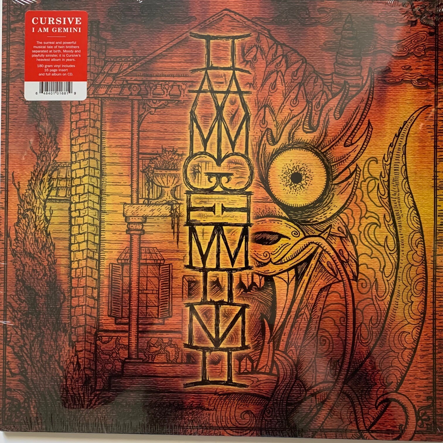I Am Gemini * by Cursive (180g Vinyl +CD, Feb-2012, Saddle Creek Records)