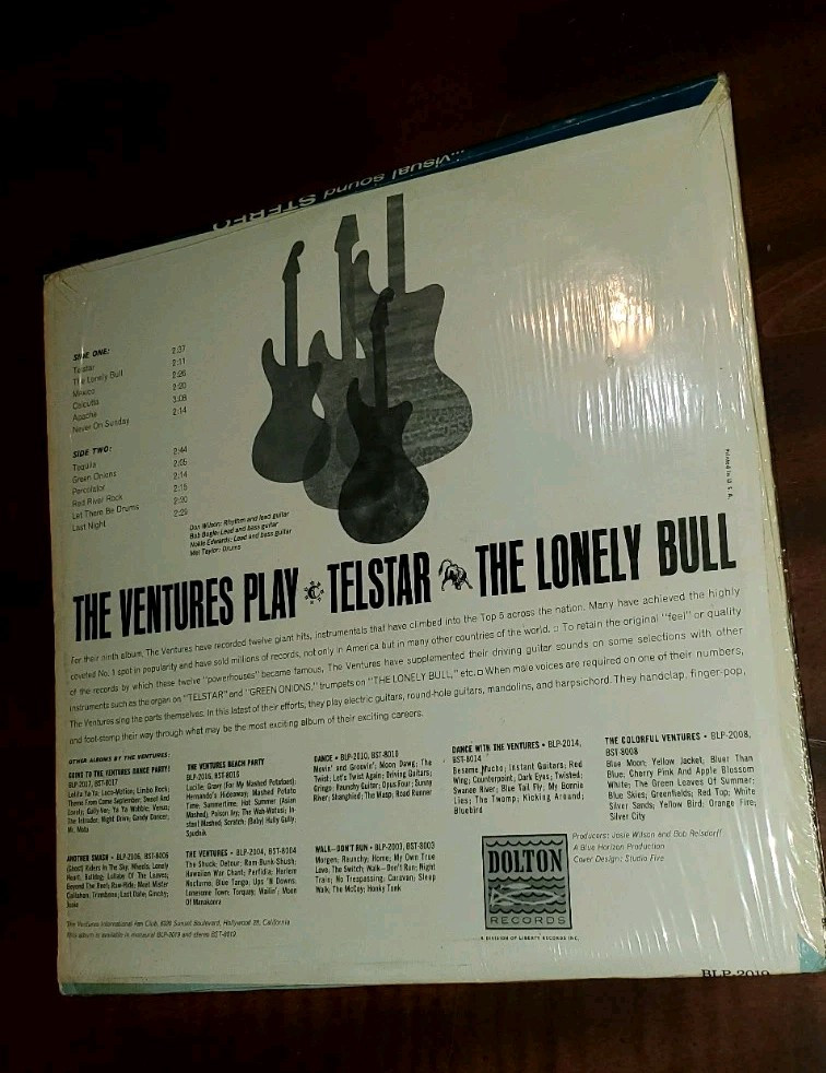 The Ventures Play Telstar, The Lonely Bull & Others (LP 1962 Dolton Mono)