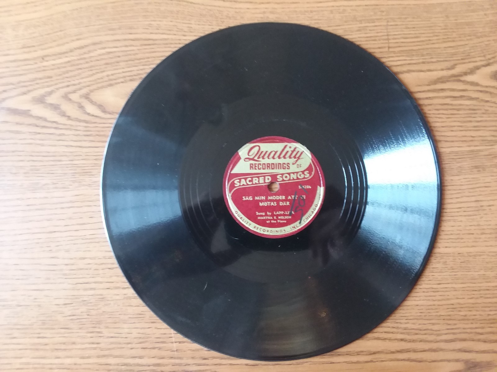 1940S M-NOS-NEW LAPP-LISA sag min moder, att VI / barnatro sm28 sacred label 78