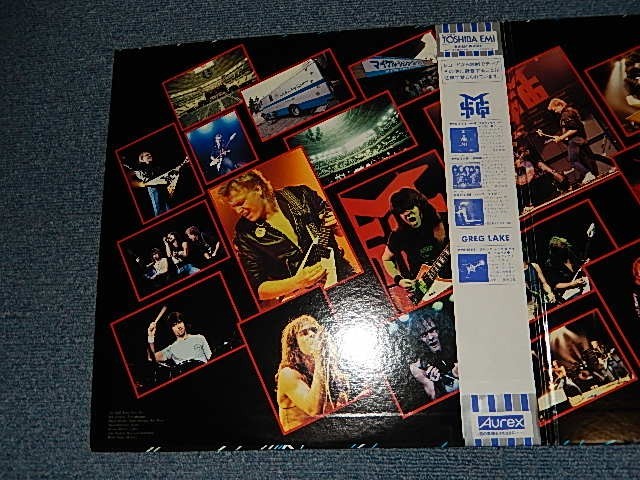 MSG THE MICHAEL Schenker Japan 1981 WWS-67159~60 2-LP+Obi+Poster ONE NIGHT AT BU