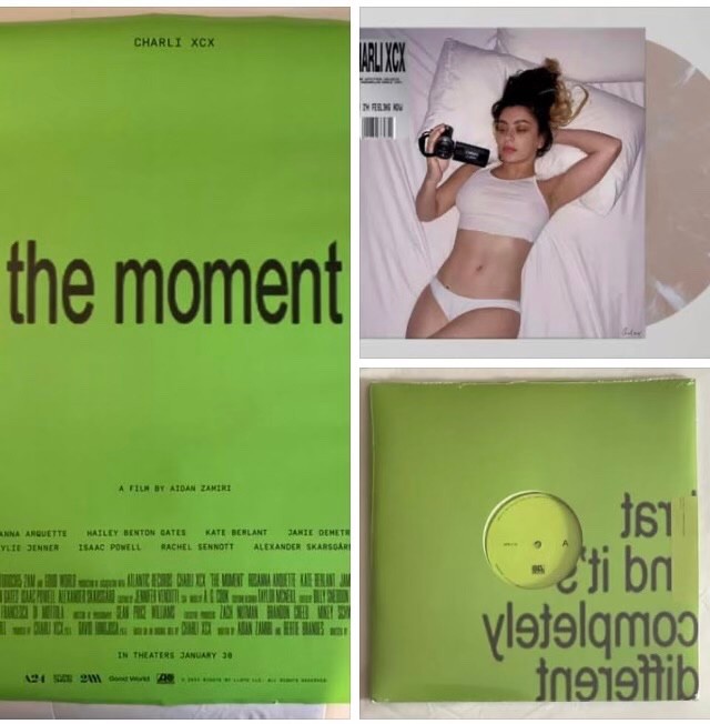 3x Charli XCX!!! THE MOMENT Poster+brat/COMPLETELY DIFFERENT+HOW I’M FEELING NOW