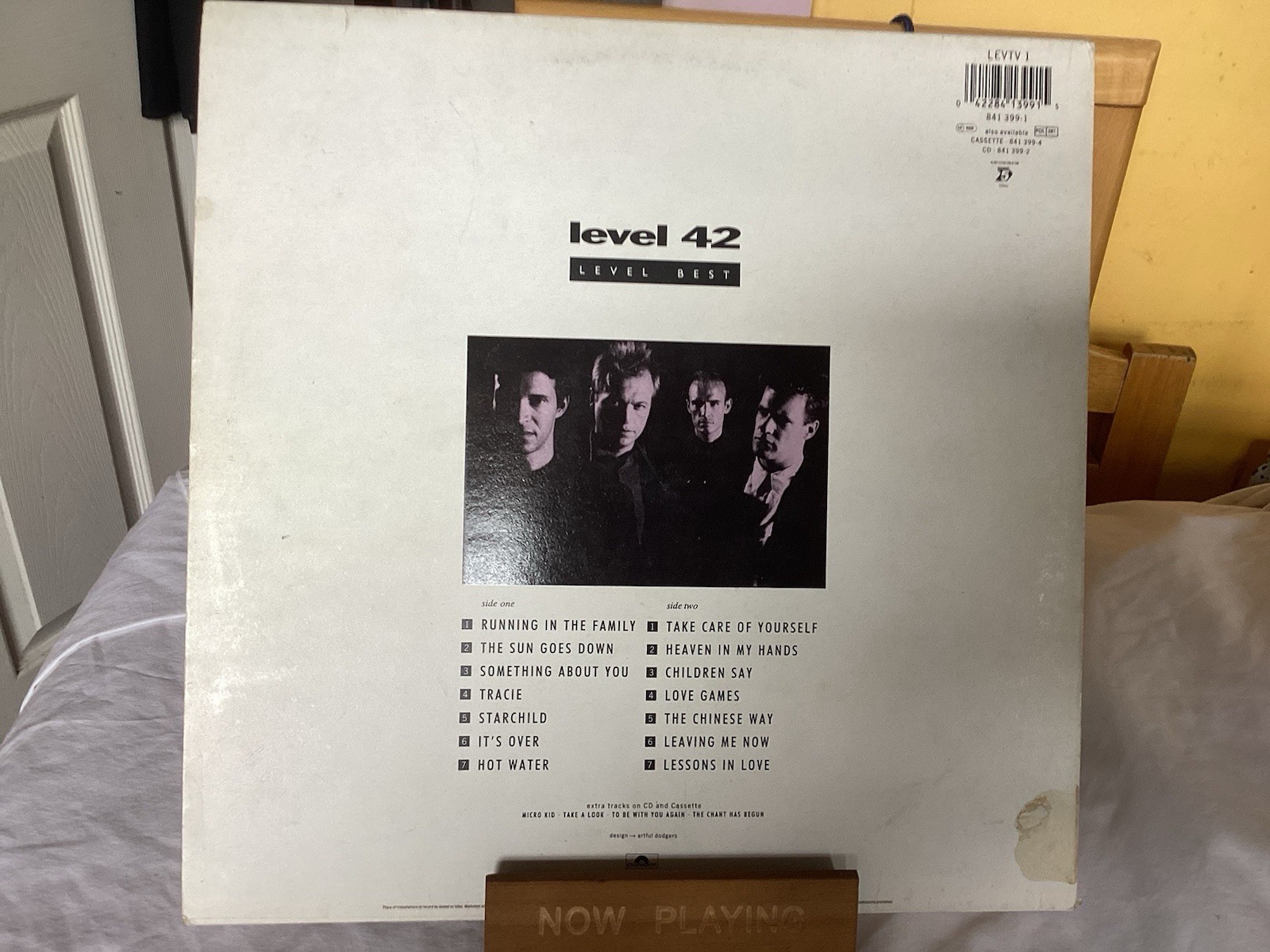 LEVEL 42 – LEVEL BEST – LP Vinyl POLYDOR LABEL UK 1989 LEVTV 1
