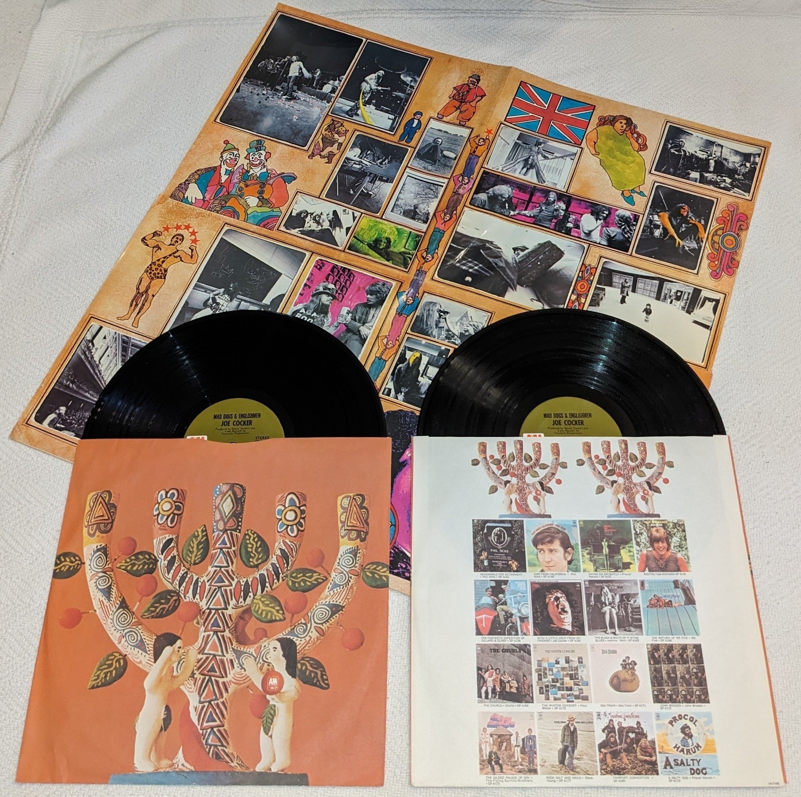 Joe Cocker MAD DOGS & ENGLISHMEN ed1 2X LP gatefold A&M SP 6002 stereo FOLDOUT
