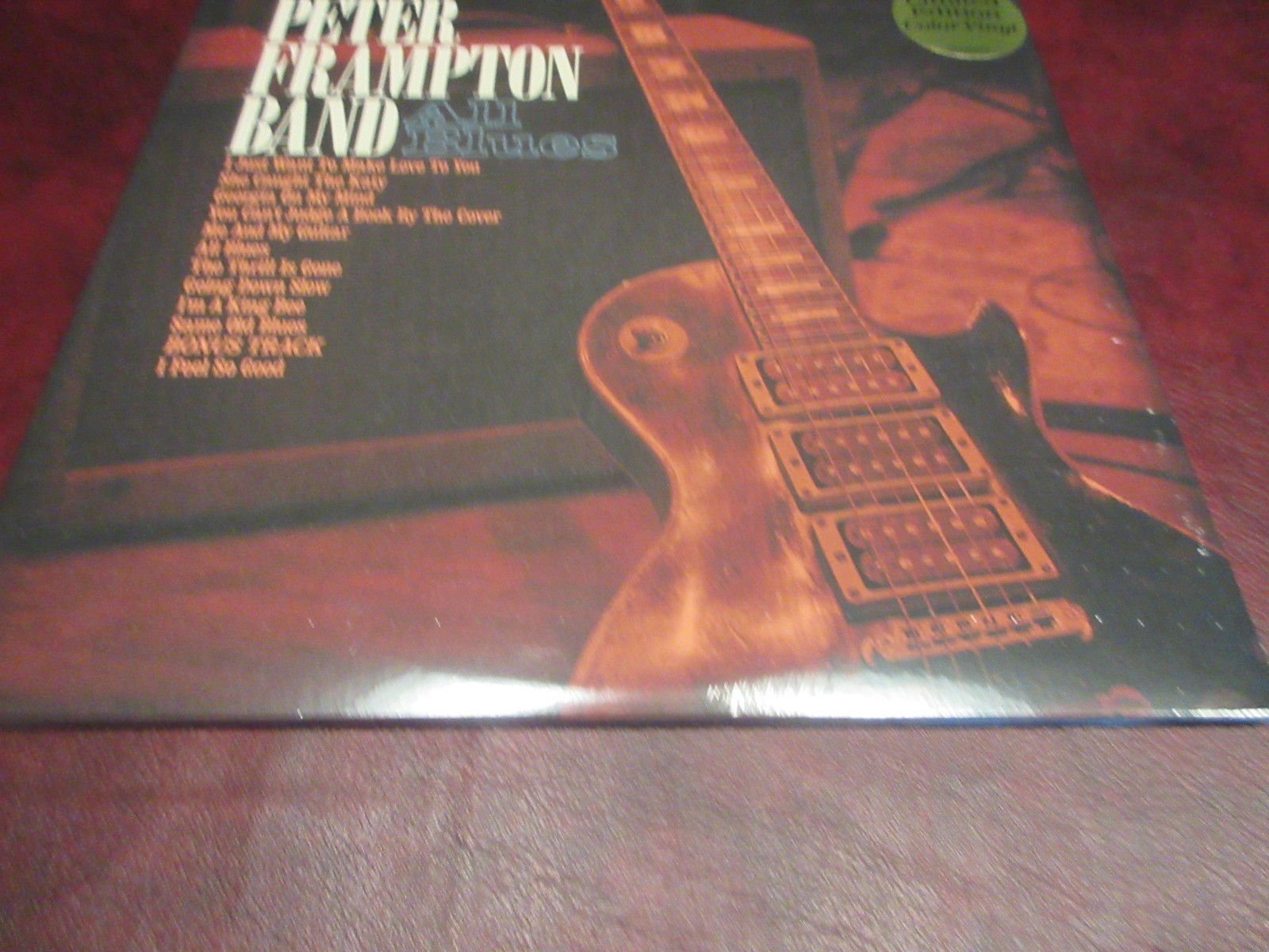 PETER FRAMPTON VERIFIED 1ST EDITION ALL BLUES COLORED VINYL GATEFOLD JACKET 2LPS