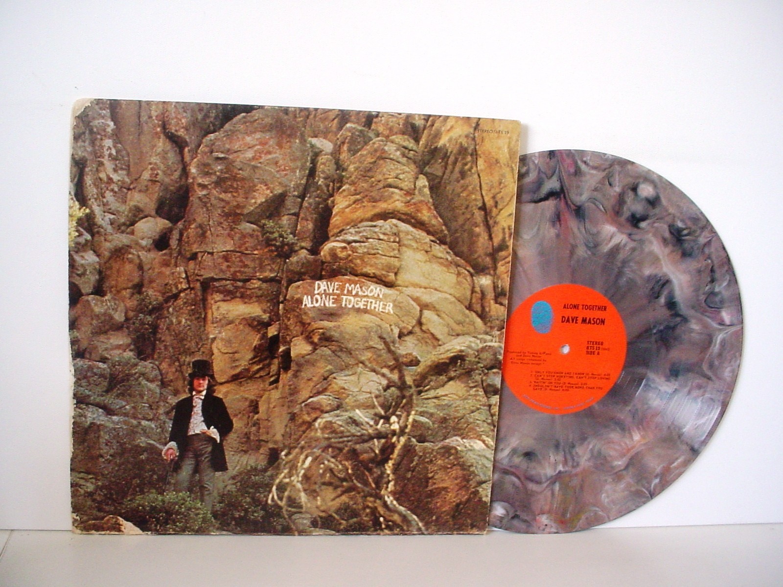 DAVE MASON Alone Together original MARBLE VINYL LP from 1970 BLUE THUMB BTS 19