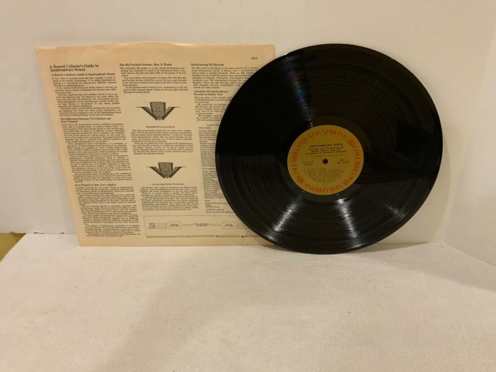 Trans-Electronics Music Productions Switched On Bach – 12” LP Quad MQ-31018
