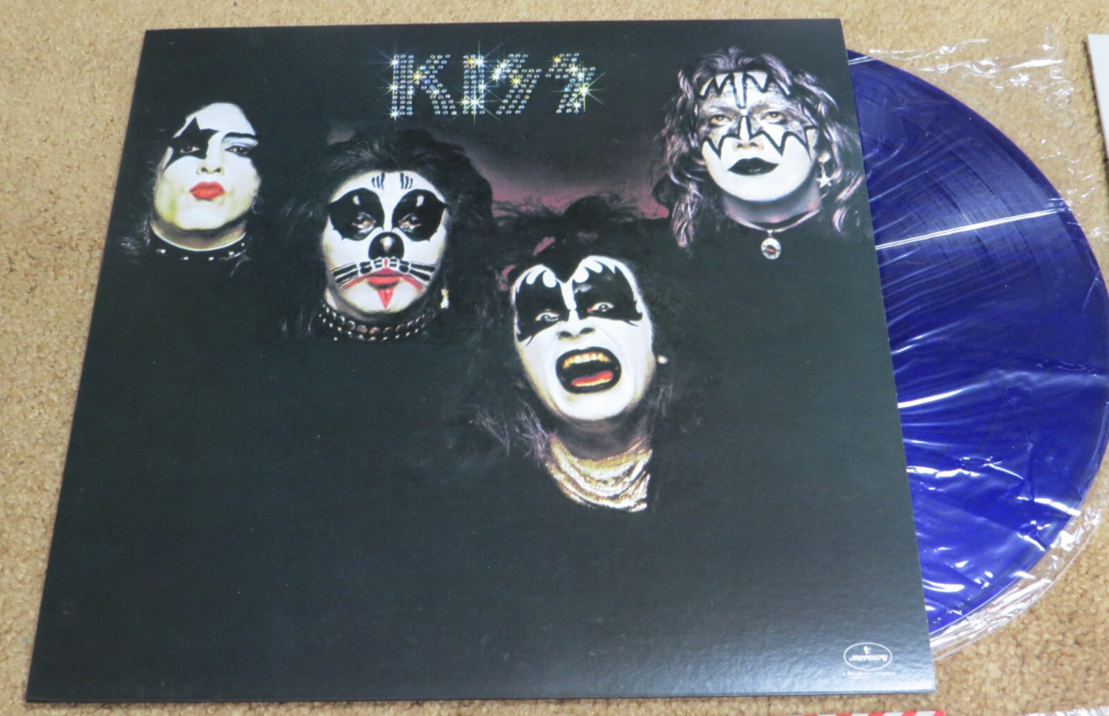 OFFICIAL MERCURY – KISS FIRST ALBUM JAPANESE ORIGINALS COLORED VINYL LP 1998