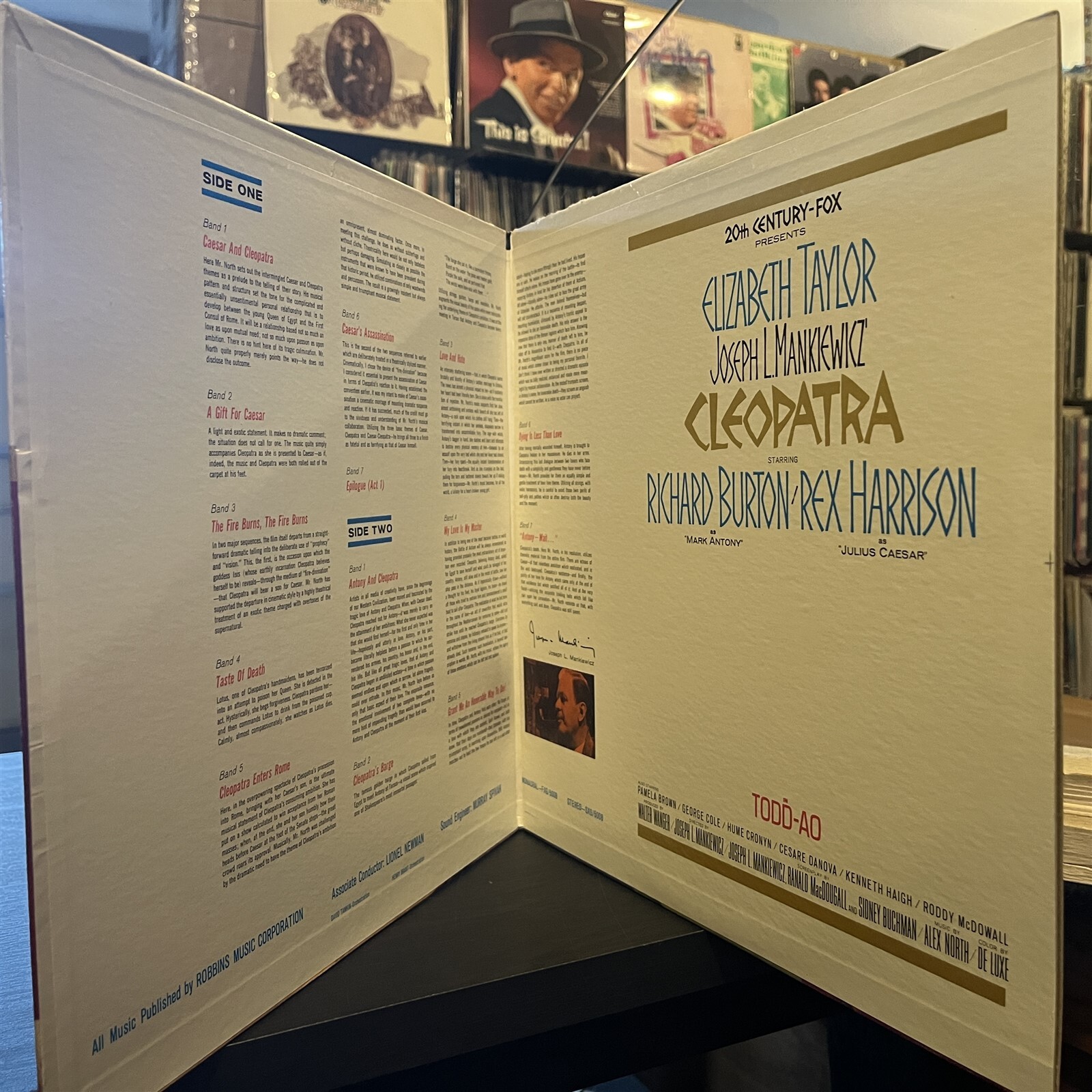 [OST]~EXC LP~CLEOPATRA~Original Soundtrack~Alex North~[1963~20th CENTURY]~