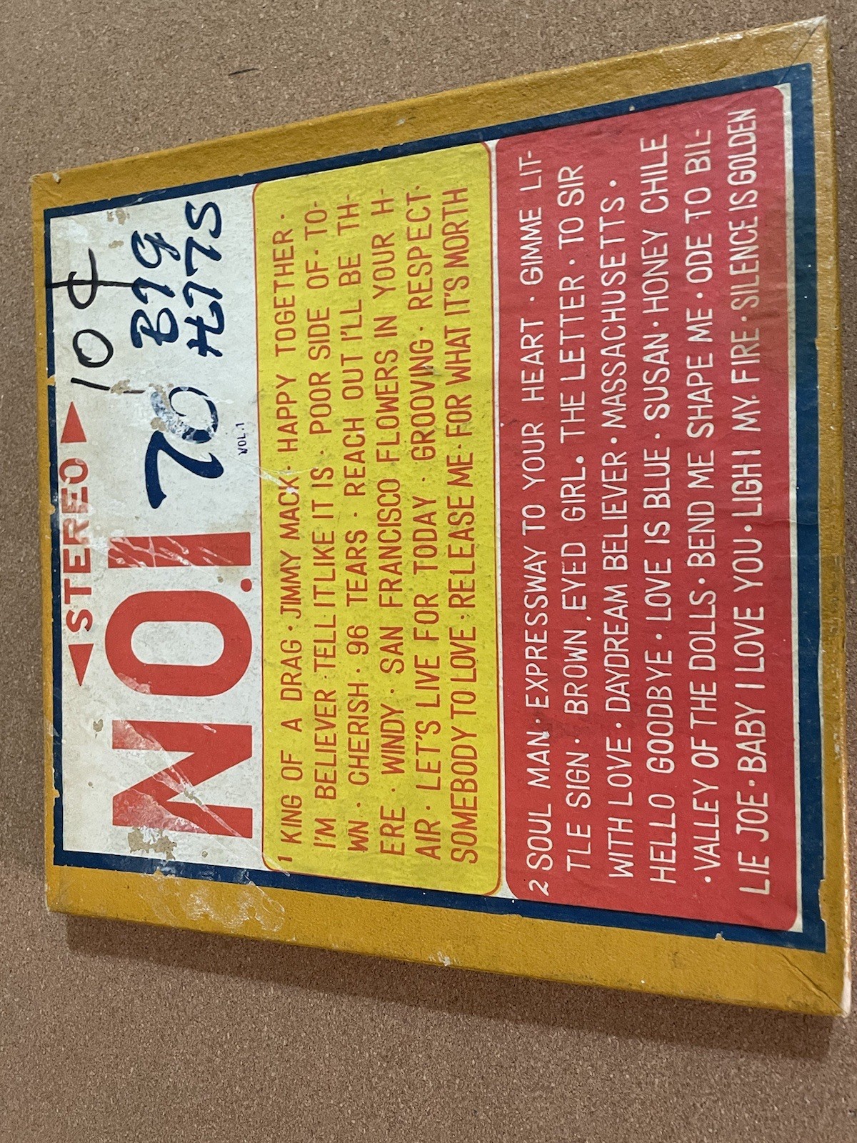 THE HITS OF 1968 IMPORT 10” BOX SET KUANG MING RECORD VIETNAM WAR ERA SOUL GO GO