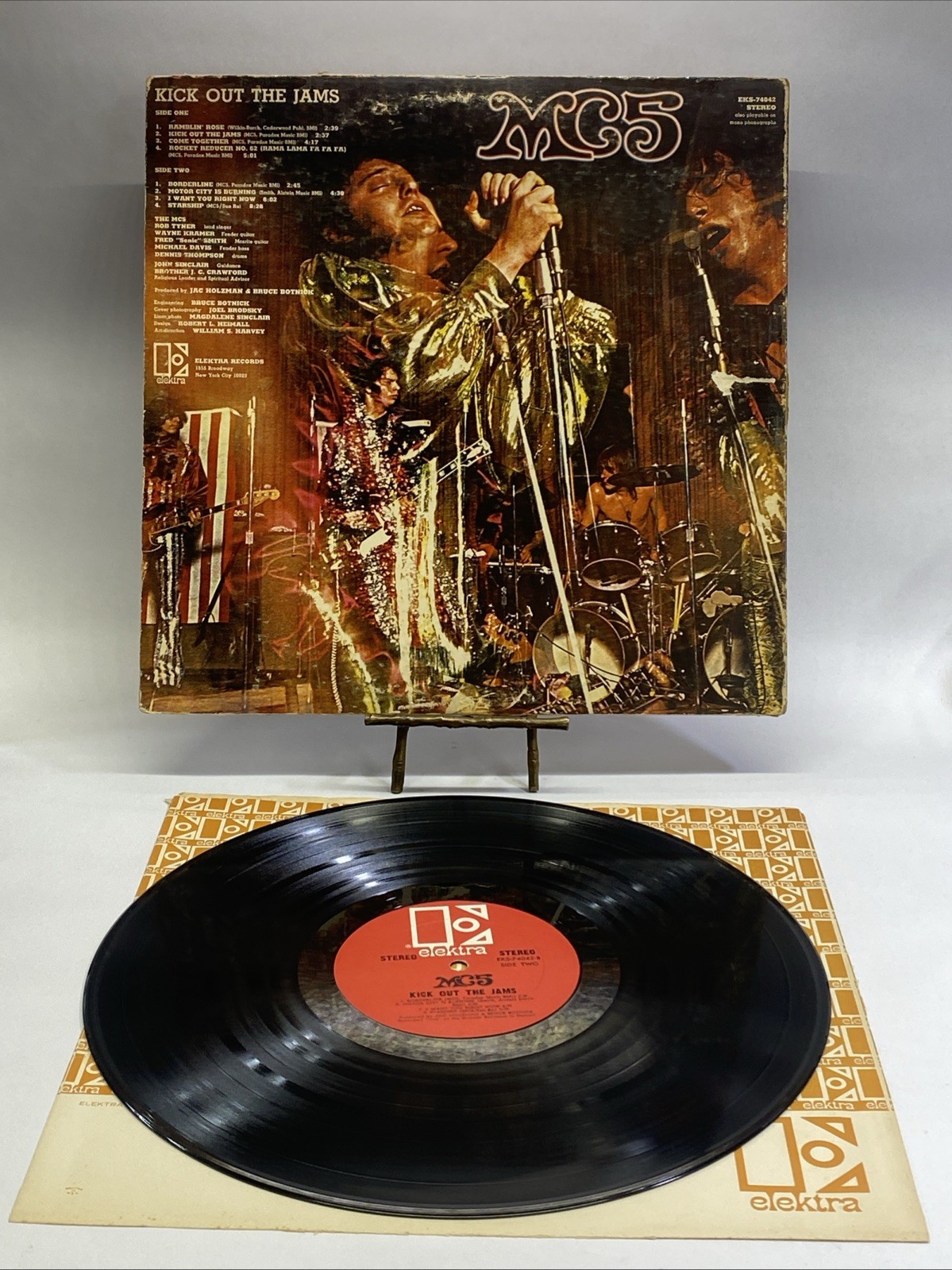 MC5 Kick Out The Jams Vintage 1969 Vinyl LP Elektra Record EKS-74042