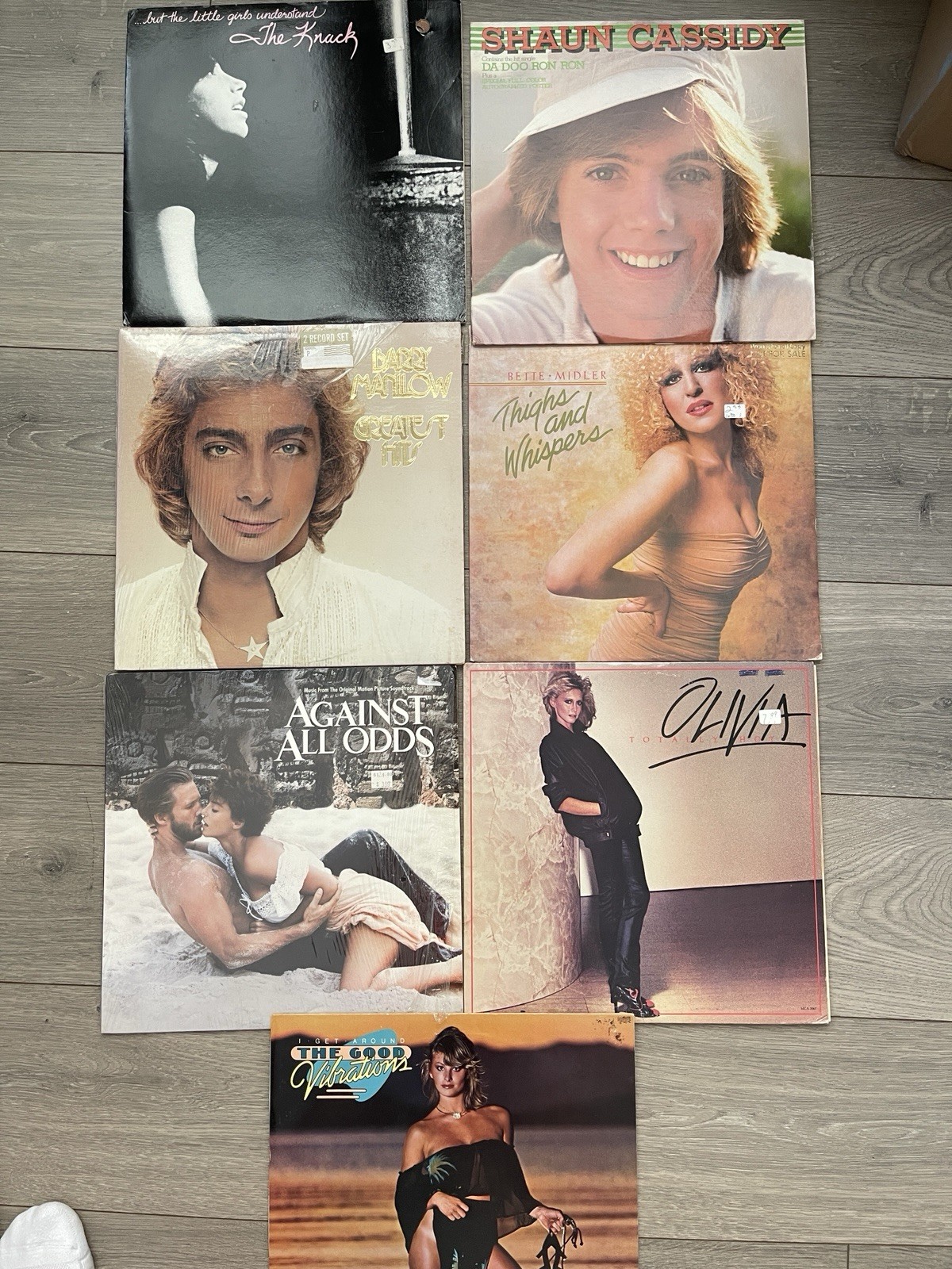 Pop Hits/ Soft Rock 1960-80s Vinyl Records Lot