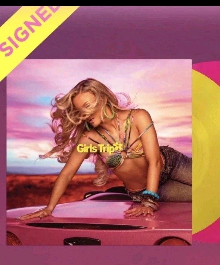 Zara Larsson Midnight Sun: Girls Trip Signed Yellow Vinyl 2LP Record